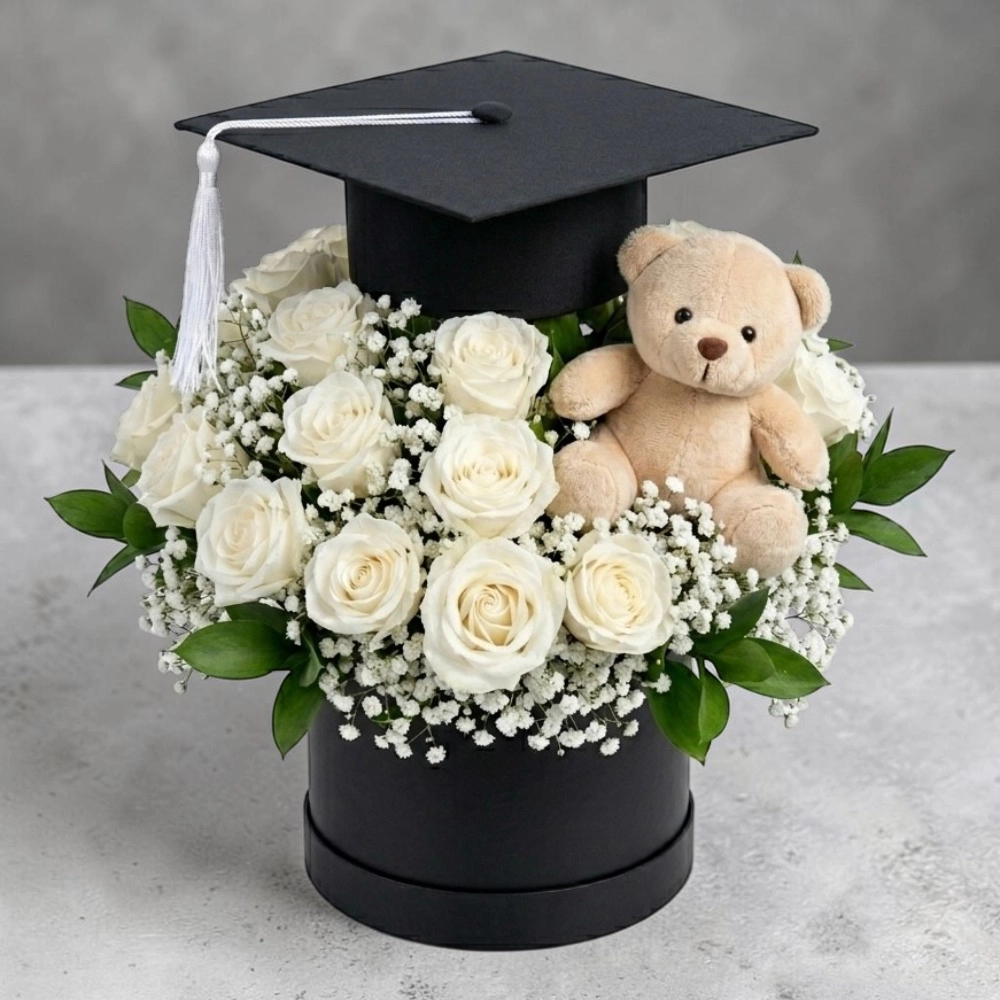 Teddy Bear and Graduation Hat Topper